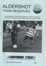 Aldershot Town Reserves v Brighton & Hove Albion Reserves 16-Nov-2005