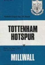 Tottenham Hotspur v Millwall 01-Nov-1972