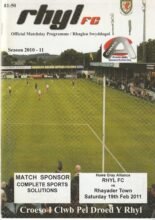 Rhyl v Rhayader Town 19-Feb-2011