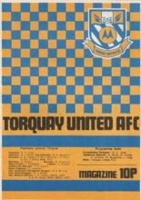 Torquay United v Burnley 01-Sep-1976