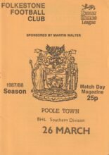 Folkestone v Poole Town 26-Mar-1988