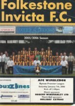 Folkestone Invicta v AFC Wimbledon  07-Jan-2006