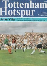 Tottenham Hotspur v Aston Villa 23-Aug-1978