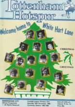 Tottenham Hotspur v Birmingham City 18-Dec-1982