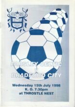 Farsley Celtic v Bradford City 15-Jul-1998