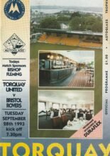 Torquay United v Bristol Rovers 28-Sep-1993