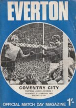 Everton v Coventry City 21-Feb-1970