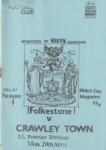 Folkestone v Crawley Town 20-Apr-1987