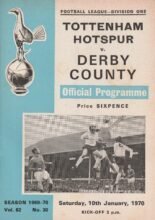 Tottenham Hotspur v Derby County 10-Jan-1970