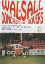 Walsall v Doncaster Rovers 04-Jan-1992