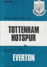 Tottenham Hotspur v Everton 24-Feb-1973
