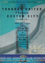 Torquay United v Exeter City 15-Aug-1995