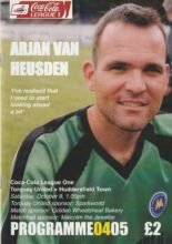 Torquay United v Huddersfield Town 09-Oct-2004