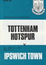 Tottenham Hotspur v Ipswich Town 20-Jan-1973