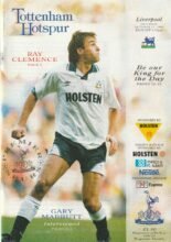 Tottenham Hotspur v Liverpool 31-Oct-1992
