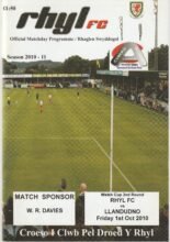 Rhyl v Llandudno 01-Oct-2010