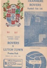Tranmere Rovers v Luton Town 18-Apr-1969