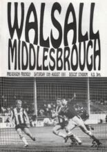 Walsall v Middlesbrough 10-Aug-1991