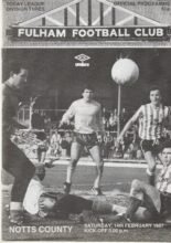 Fulham v Notts County 14-Feb-1987
