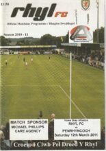 Rhyl v Penrhyncoch 12-Mar-2011