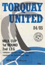 Torquay United v Plymouth Argyle 04-Sep-1984