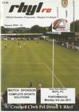 Rhyl v Porthmadog 03-Jan-2011