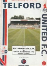 Telford United v Stalybridge Celtic 21-Sep-1993
