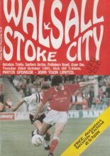 Walsall v Stoke City 22-Oct-1991