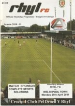 Rhyl v Welshpool Town 25-Apr-2011