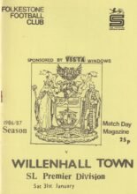Folkestone v Willenhall Town 31-Jan-1987