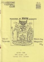 Folkestone v Witney Town 21-Oct-1986