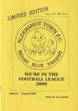 Aldershot Town Redan Blue Fanzine no6 Aug 2009