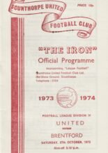 Scunthorpe United v Brentford 27-Oct-1973