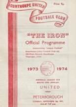 Scunthorpe United v Peterborough United 04-Sep-1973