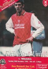 Rotherham United v Walsall 26-Dec-1995