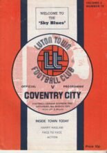 Luton Town v Coventry City 08-Mar-1975