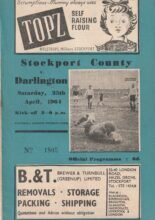 Stockport County v Darlington 25-Apr-1964