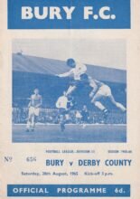 Bury v Derby County 28-Aug-1965
