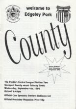Stockport County Reserves v Grimsby Town Reserves 04-Sep-1996