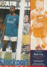 Stockport County v Hull City 14-Jan-1995