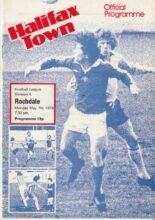 Halifax Town v Rochdale 07-May-1979