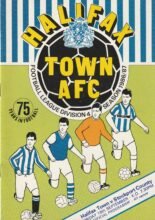Halifax Town v Stockport County 19-Sep-1986
