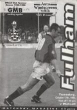 Fulham v Walsall 17-Oct-1995