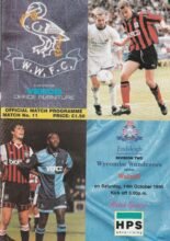 Wycombe Wanderers v Walsall 14-Oct-1995