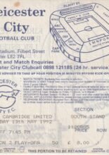 Leicester City v Cambridge United 13-May-1992