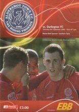 Aldershot Town v Darlington 06-Sep-2008
