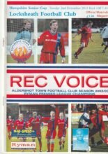 Aldershot Town v Locksheath 02-Dec-2002