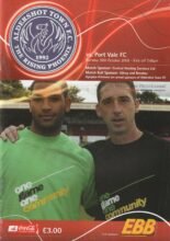 Aldershot Town v Port Vale 28-Oct-2008