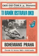 Banik Ostrava v Bohemians Prague 13-Jun-1985
