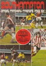Southampton v Cardiff City 22-Apr-1975